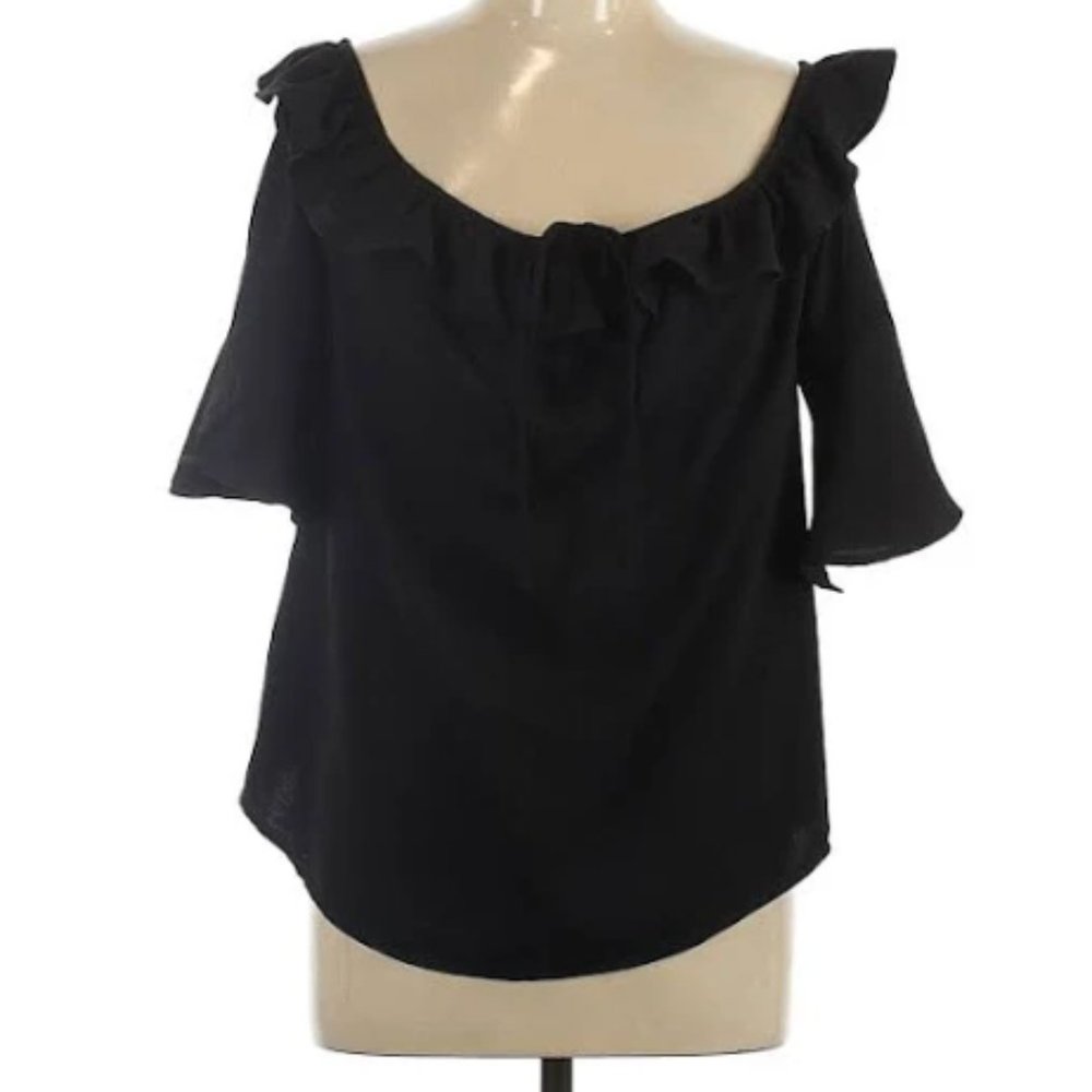 Jack by BB Dakota black NWT short-sleeve blouse